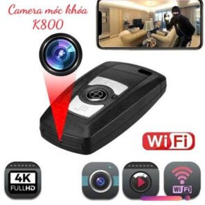 Camera WiFi Quan Sát An Ninh Tích Hợp Móc Khóa Ô Tô K800 Pro