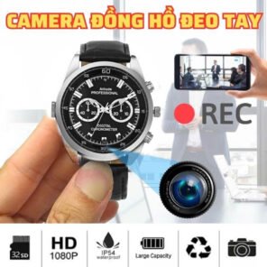 Đồng Hồ Đeo Tay Tích Hợp Camera S16 Dây Da – Full HD 1080P – Hình ảnh 1 Đồng Hồ Đeo Tay Tích Hợp Camera S16 Dây Da – Full HD 1080P