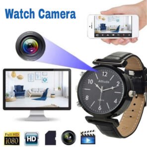 Đồng Hồ Đeo Tay Tích Hợp Camera Dây Da Mặt Đen – Kiểu Dáng Nữ – Hình ảnh 1 Đồng Hồ Đeo Tay Tích Hợp Camera Dây Da Mặt Đen – Kiểu Dáng Nữ