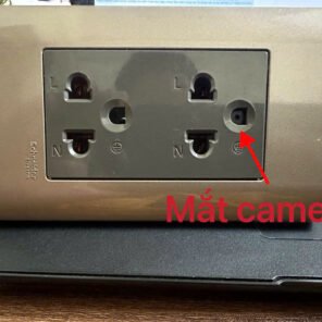 Camera WiFi Quan Sát An Ninh Tích Hợp ổ cắm Schneider xám